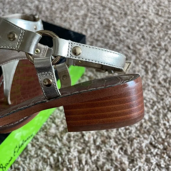 Sam Edelman Gold Women's Sandals - Picture 9 of 9